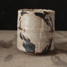 Load image into Gallery viewer, WILD CLAY HOURGLASS TEACUP GRANITE GLAZE
