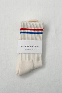 LE BON SHOPPE BOYFRIEND SOCKS || MILK