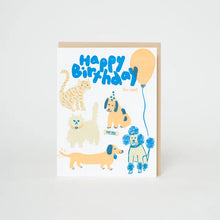 Load image into Gallery viewer, BIRTHDAY DOG &amp; CAT PARTY GREETING CARD
