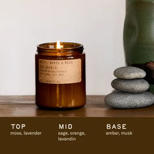 Load image into Gallery viewer, PF CANDLE CO -  7.2 oz STANDARD SOY CANDLE || AMBER &amp; MOSS
