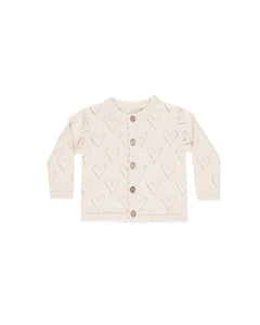 QUINCY MAE KNIT CARDIGAN || IVORY