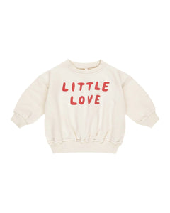 QUINCY MAE RELAXED FLEECE SWEATSHIRT || LITTLE LOVE