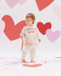 QUINCY MAE RELAXED FLEECE SWEATSHIRT || LITTLE LOVE