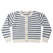 Load image into Gallery viewer, RYLEE &amp; CRU CLASSIC CARDIGAN MARITIME STRIPE
