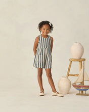 Load image into Gallery viewer, RYLEE &amp; CRU DANI ROMPER NAVY STRIPE
