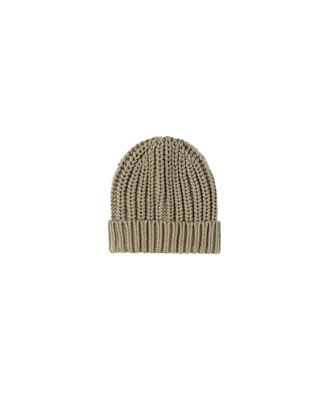 QUINCY MAE CHUNKY KNIT BEANIE || OLIVE