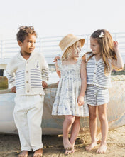 Load image into Gallery viewer, RYLEE &amp; CRU SHAWL CARDIGAN NATURAL &amp; MARINE
