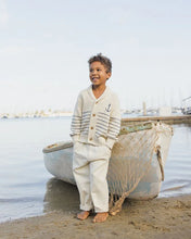 Load image into Gallery viewer, RYLEE &amp; CRU SHAWL CARDIGAN NATURAL &amp; MARINE
