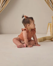 Load image into Gallery viewer, QUINCY MAE GATHERED BLOOMER POPPY STRIPE
