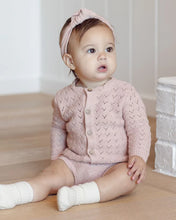 Load image into Gallery viewer, QUINCY MAE SCALLOPED CARDIGAN BLUSH
