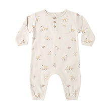 Load image into Gallery viewer, QUINCY MAE LONG SLEEVE POCKET JUMPSUIT FOX LAND
