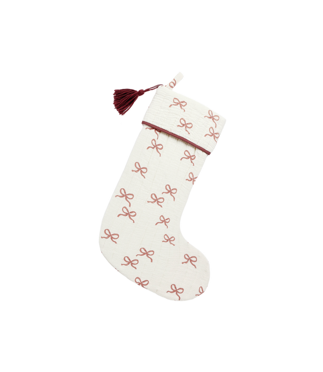 RYLEE + CRU CHRISTMAS STOCKING || RUBY BOWS