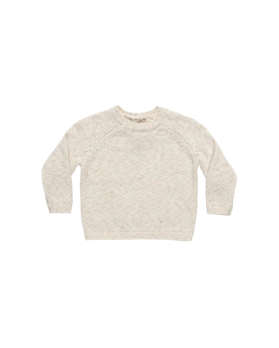 QUINCY MAE KNIT SWEATER || SPECKLED NATURAL