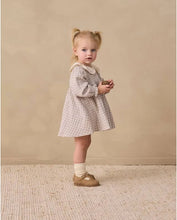 Load image into Gallery viewer, QUINCY MAE CALLIE DRESS BLUE GINGHAM
