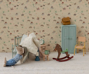 MAILEG ROCKING HORSE - MOUSE || DARK BROWN