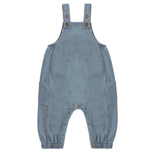 Load image into Gallery viewer, RYLEE &amp; CRU CARGO BABY OVERALL WASHED BLUE
