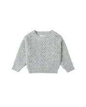 Load image into Gallery viewer, RYLEE + CRU SHILOH SWEATER || DUSTY BLUE
