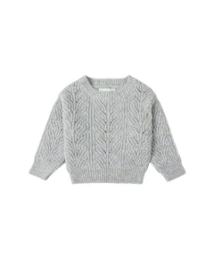 RYLEE + CRU SHILOH SWEATER || DUSTY BLUE
