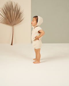 SALE - RYLEE + CRU KNIT BONNET || NATURAL