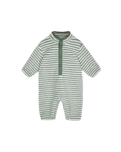 RYLEE + CRU FUZZY WINTER JUMPSUIT || EVERGREEN STRIPE