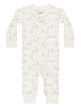 Load image into Gallery viewer, QUINCY MAE ZIP LONGSLEEVE SLEEPER || BUNNY
