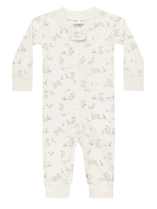 QUINCY MAE ZIP LONGSLEEVE SLEEPER || BUNNY