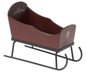 MAILEG SLEIGH RED || MOUSE