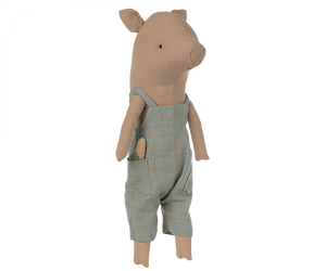 MAILEG PIG IN OVERALLS