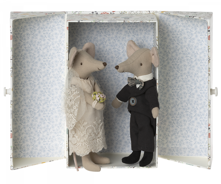 MAILEG WEDDING MICE || COUPLE IN BOX