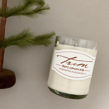 Load image into Gallery viewer, TRIM WINE BOTTLE SOY CANDLES - FRASER FIR
