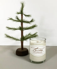 Load image into Gallery viewer, TRIM WINE BOTTLE SOY CANDLES - FRASER FIR
