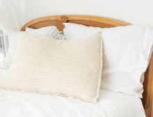 Load image into Gallery viewer, NEW GRAIN COZY WAFFLE PILLOWCASE || MILK
