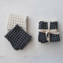 Load image into Gallery viewer, COTTON WAFFLE DISH CLOTHS || SET OF 2
