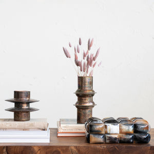 HAMMERED COPPER VASE || TALL