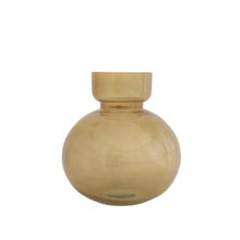 Load image into Gallery viewer, GLASS VASE || OLIVE
