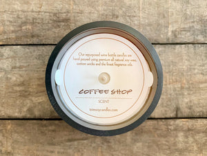 TRIM WINE BOTTLE SOY CANDLES || COFFEE SHOP