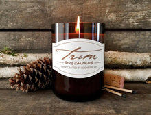 Load image into Gallery viewer, TRIM WINE BOTTLE SOY CANDLE - WINTER BIRCH

